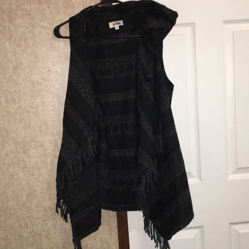 Poncho style cardigan